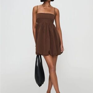 Brown bubble dress!